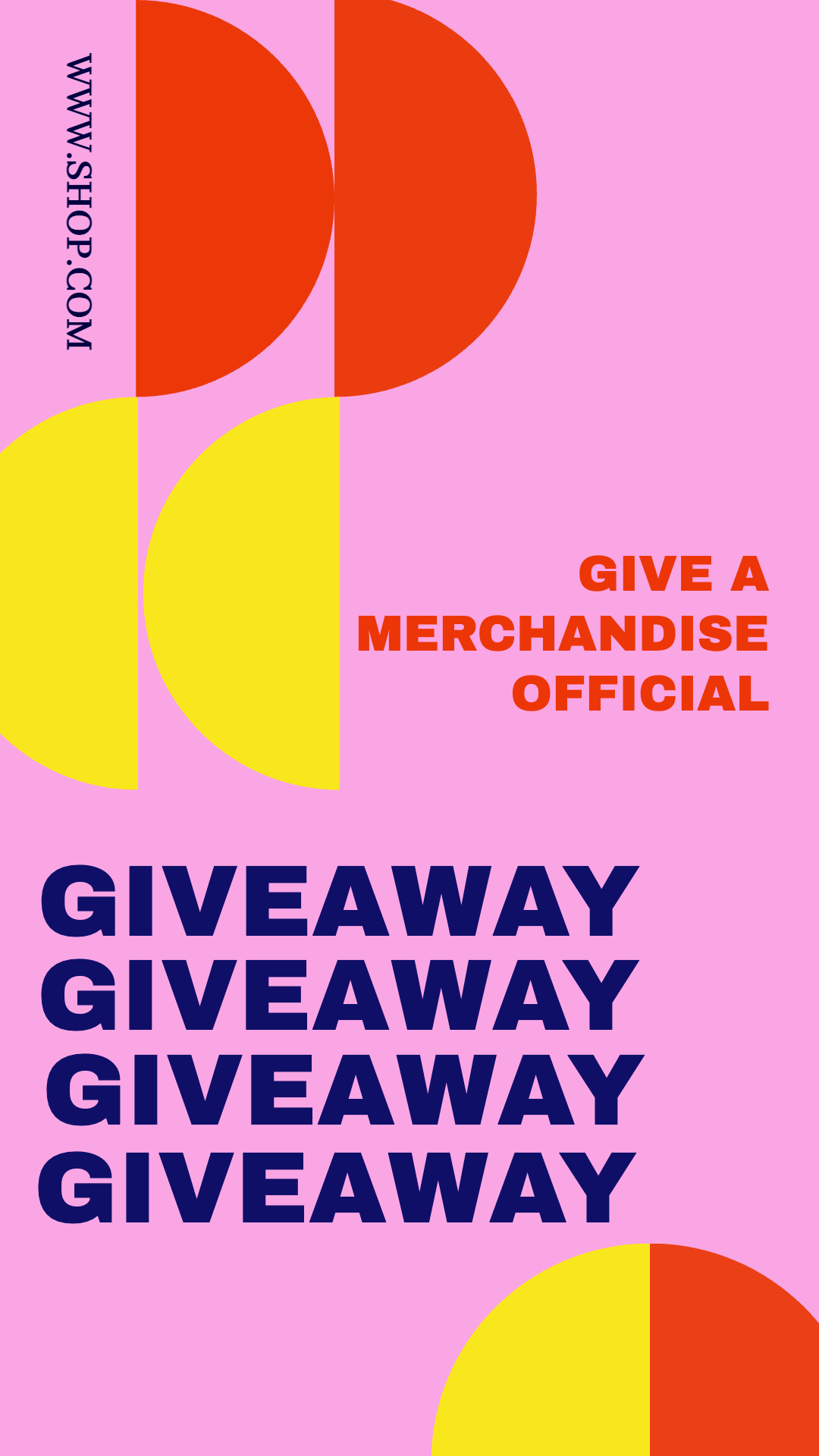 GIVE A MERCHANDISE OFFICIAL