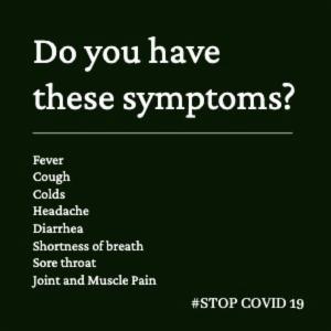 Do you have these symptoms?