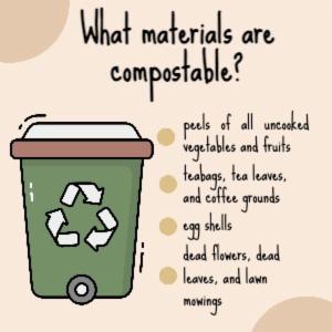 What materials are compostable?