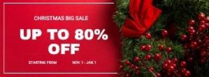 UP TO 80% OFF