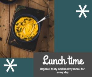 Organic, tasty and healthy menu for every day