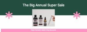 The Big Annual Super Sale