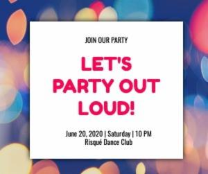 LET'S PARTY OUT LOUD!