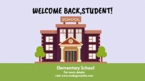 WELCOME BACK,STUDENT!