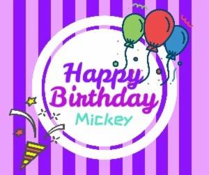 Birthday Happy Micke