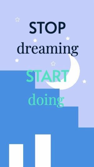 dreaming STOP doing