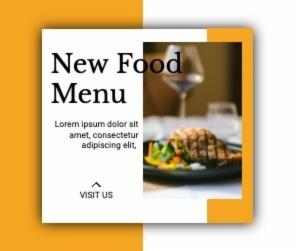 New Food Menu