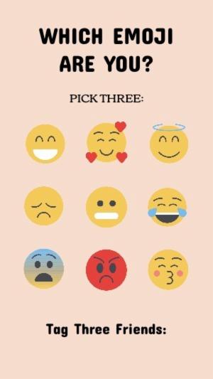 WHICH EMOJI ARE YOU?